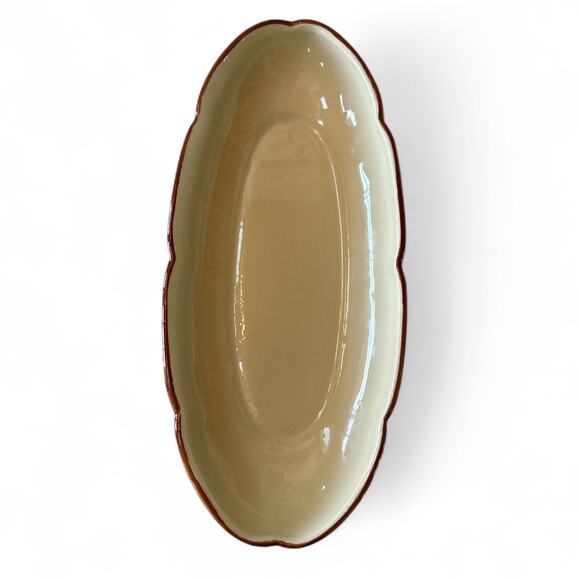 Franciscan Apple Relish Dish USA Backstamp 10.5" Vintage Oval Serving Tray - Picture 3 of 8